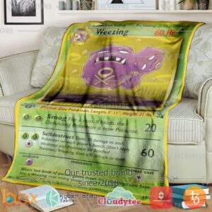 Pokemon Weezing 1St Edition Blanket 2