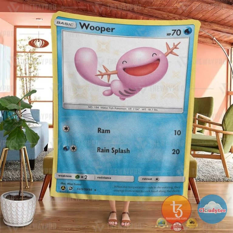 Pokemon-Wooper-Dragon-Majesty-Blanket-1