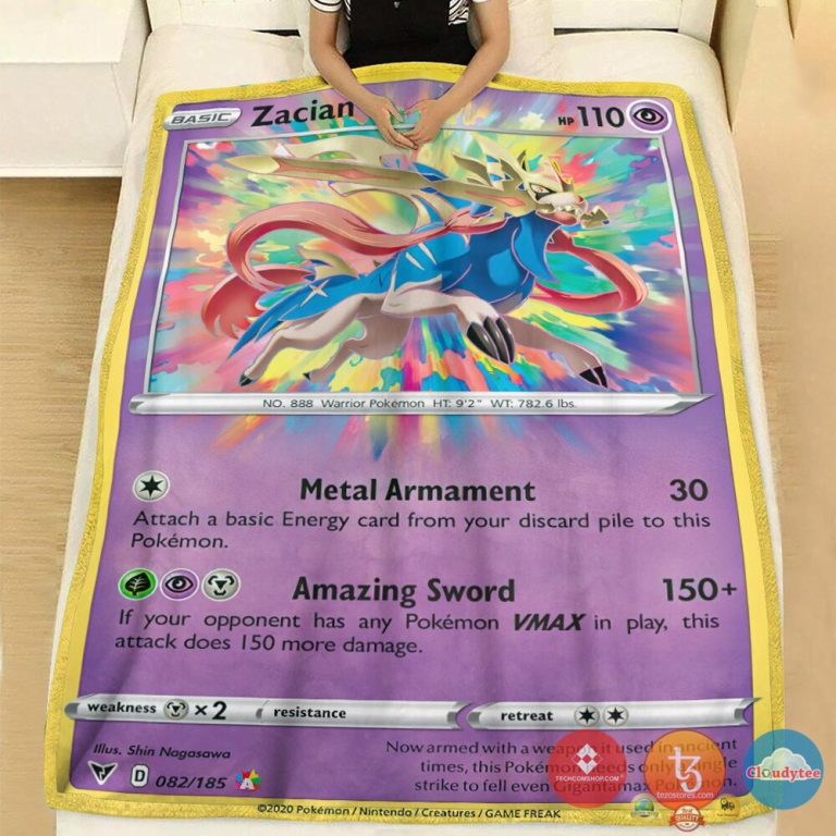 Pokemon-Zacian-Vivid-Voltage-Blanket-1