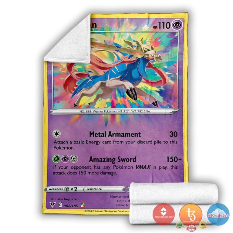 Pokemon-Zacian-Vivid-Voltage-Blanket-2