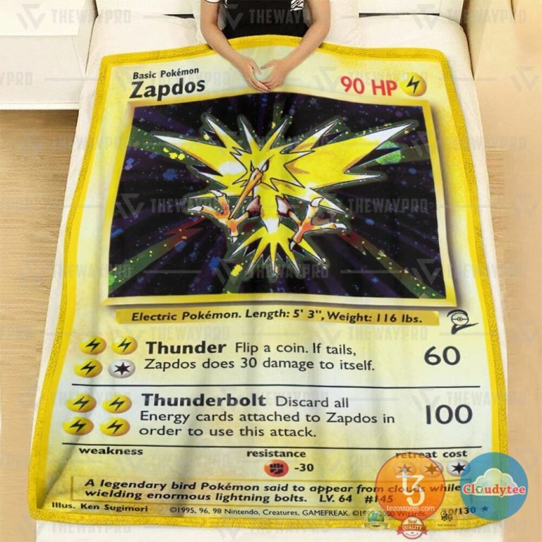 Pokemon-Zapdos-Base-Set-Blanket-2
