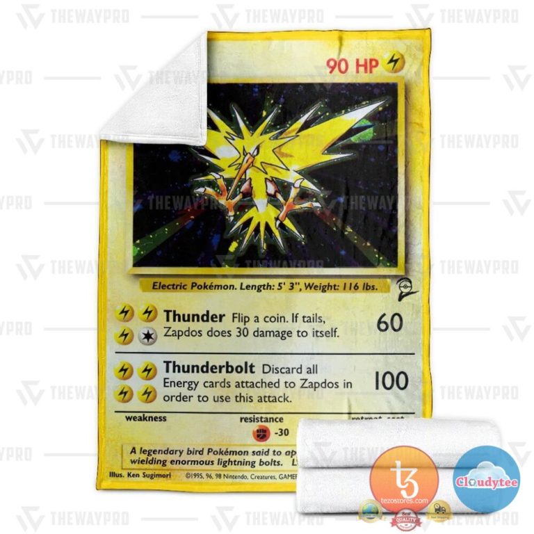 Pokemon-Zapdos-Base-Set-Blanket-3