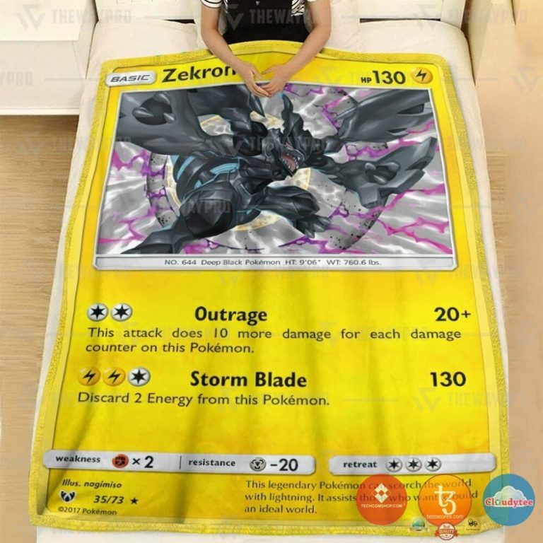 Pokemon-Zekrom-Shining-Legends-Blanket-1