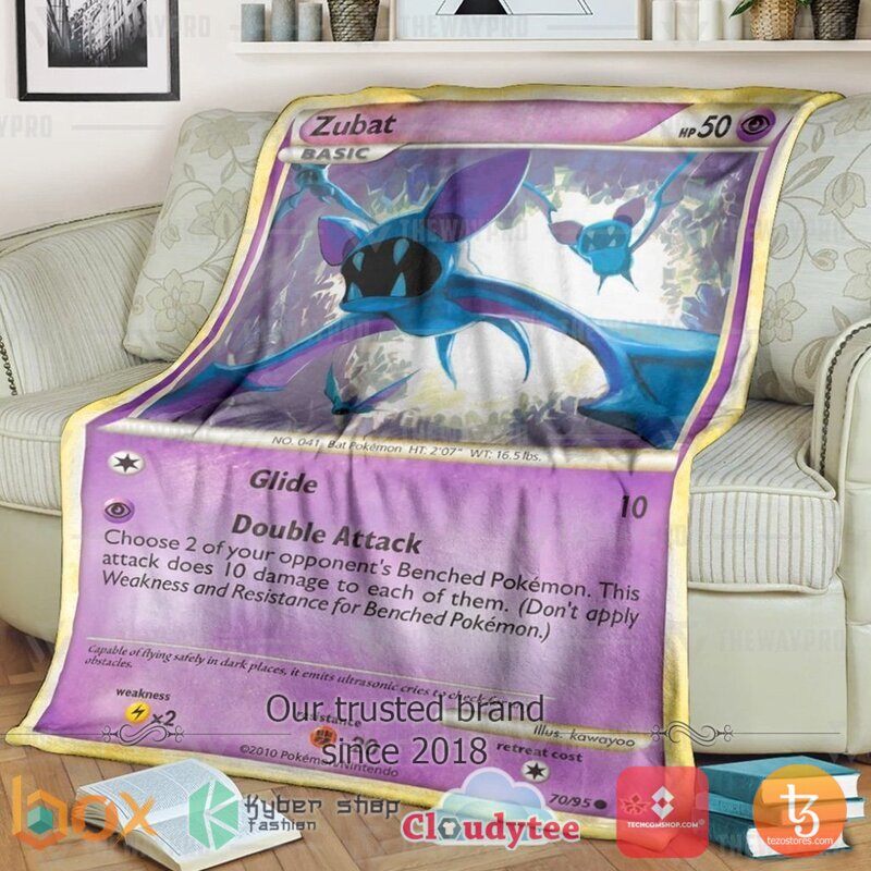 Pokemon Zubat Unleashed Blanket 2 Pokemon Zubat Unleashed Blanket 2