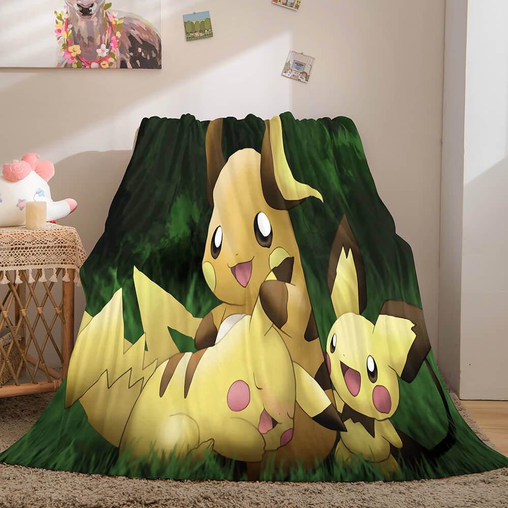 Cartoon Pokemon Pikachu Blanket 659 Cartoon Pokemon Pikachu Blanket 659