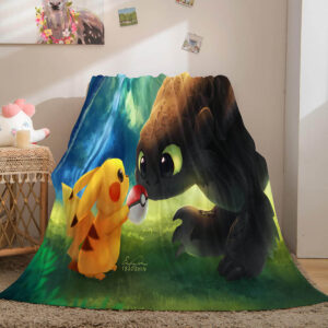 Pokemon Pikachu Soft Blanket 159