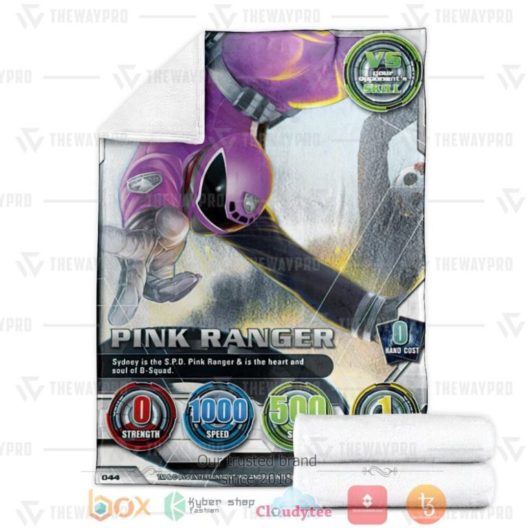 Power-Ranger-Spd-Pink-Ranger-Custom-Soft-Blanket-2