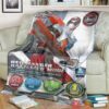 Power Ranger Spd Red Ranger Battlized Mode Custom Soft Blanket