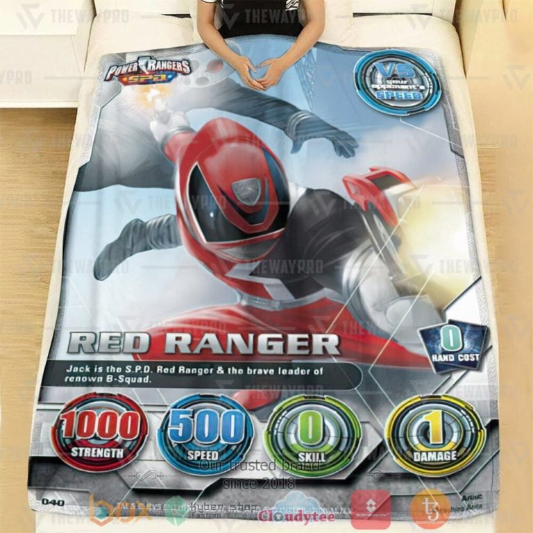 Power-Ranger-Spd-Red-Ranger-Custom-Soft-Blanket-1