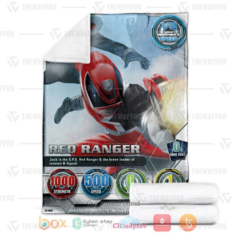Power-Ranger-Spd-Red-Ranger-Custom-Soft-Blanket-2
