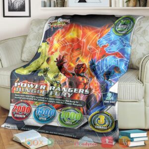 Power Rangers Jungle Fury Custom Soft Blanket
