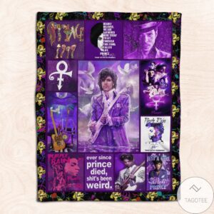 Prince Purple Rain Blanket
