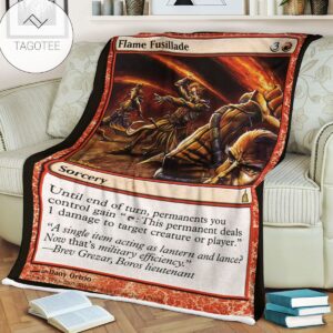Ravnica City Of Guilds Rav 123 Flame Fusillade Mtg Blanket
