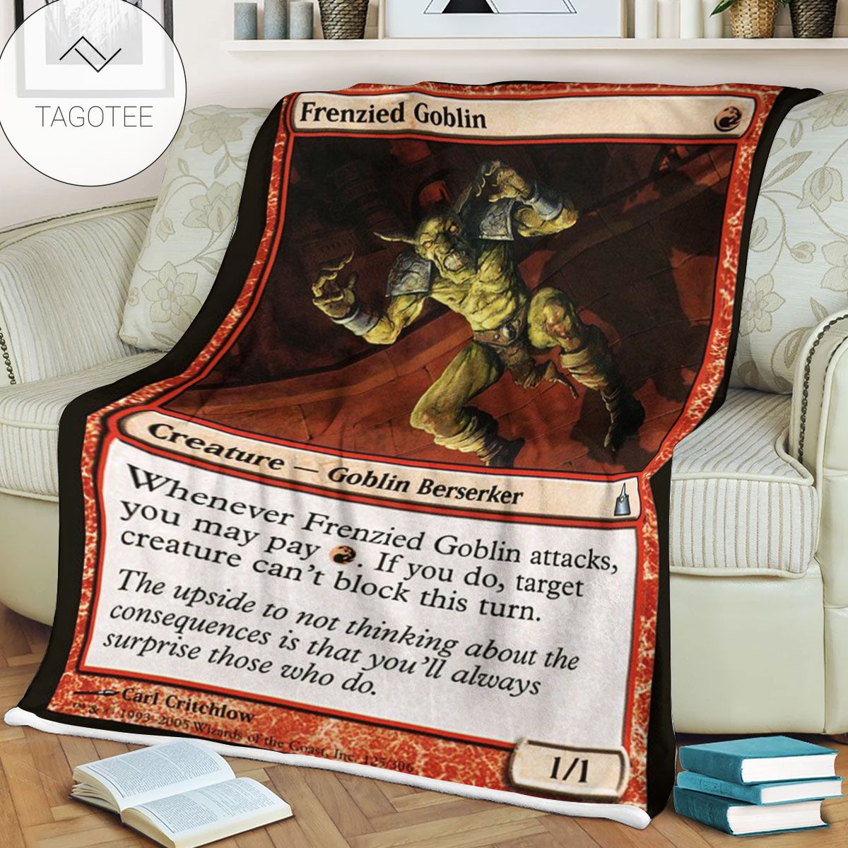 Ravnica City Of Guilds Rav 125 Frenzied Goblin Mtg Blanket Tagotee Ravnica City Of Guilds Rav 125 Frenzied Goblin Mtg Blanket Tagotee