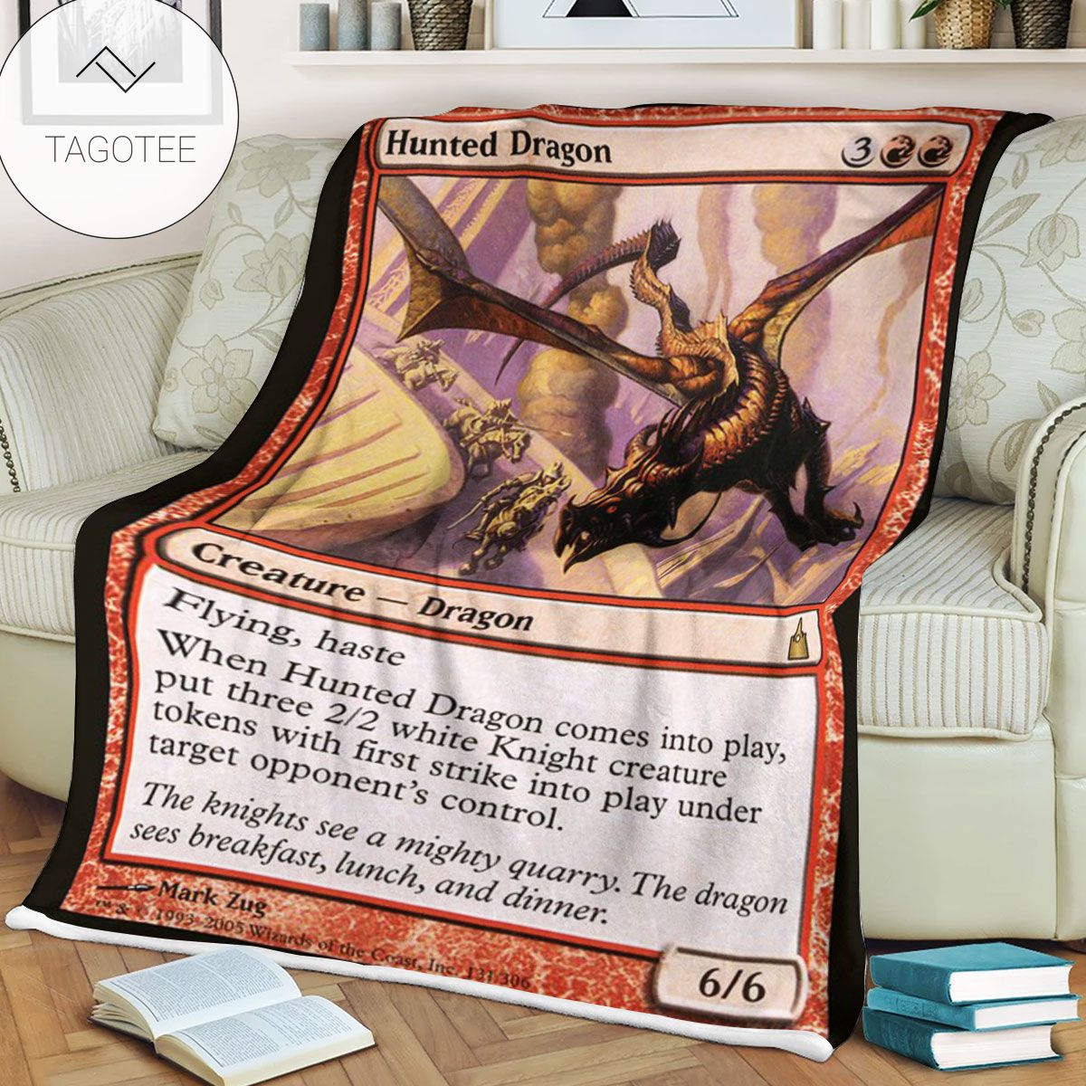 Ravnica City Of Guilds Rav 131 Hunted Dragon Mtg Blanket Ravnica City Of Guilds Rav 131 Hunted Dragon Mtg Blanket