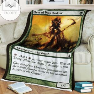 Ravnica City Of Guilds Rav 161 Elves Of Deep Shadow Mtg Blanket