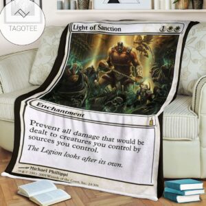 Ravnica City Of Guilds Rav 24 Light Of Sanction Mtg Blanket Tagotee