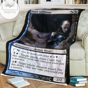 Ravnica City Of Guilds Rav 245 Dimir Guildmage Mtg Blanket Tagotee