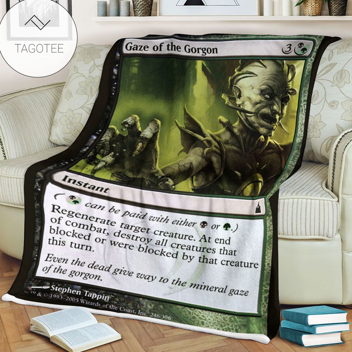 Ravnica City Of Guilds Rav 246 Gaze Of The Gorgon Mtg Blanket Tagotee Ravnica City Of Guilds Rav 246 Gaze Of The Gorgon Mtg Blanket Tagotee