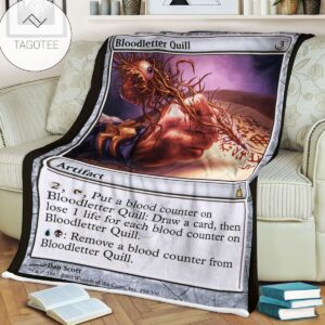 Ravnica City Of Guilds Rav 254 Bloodletter Quill Mtg Blanket