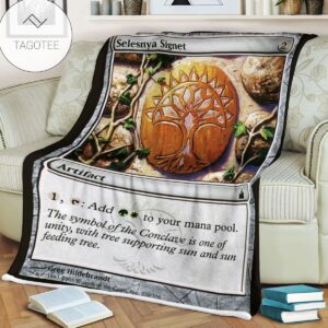 Ravnica City Of Guilds Rav 270 Selesnya Signet Mtg Blanket Tagotee