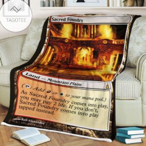 Ravnica City Of Guilds Rav 280 Sacred Foundry Mtg Blanket Tagotee