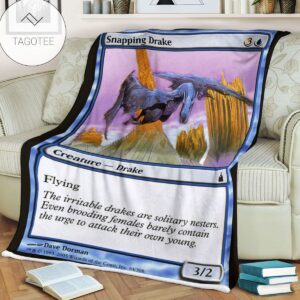 Ravnica City Of Guilds Rav 64 Snapping Drake Mtg Blanket Tagotee