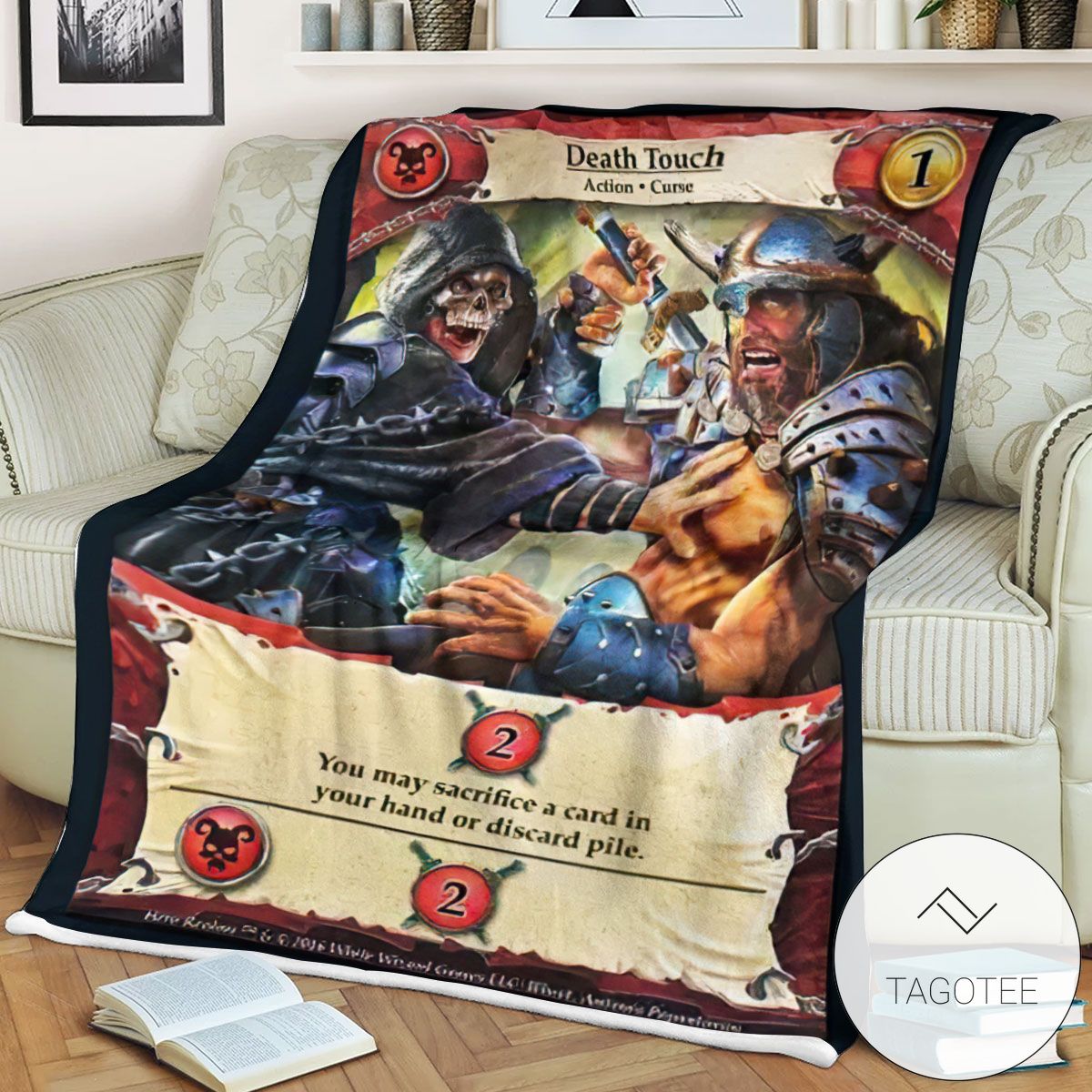 Realms Game Death Touch Soft Blanket Realms Game Death Touch Soft Blanket