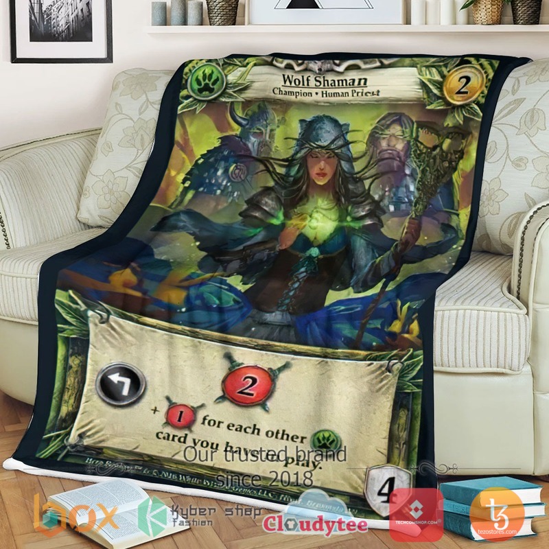 Realms Wolf Shaman Blanket Realms Wolf Shaman Blanket