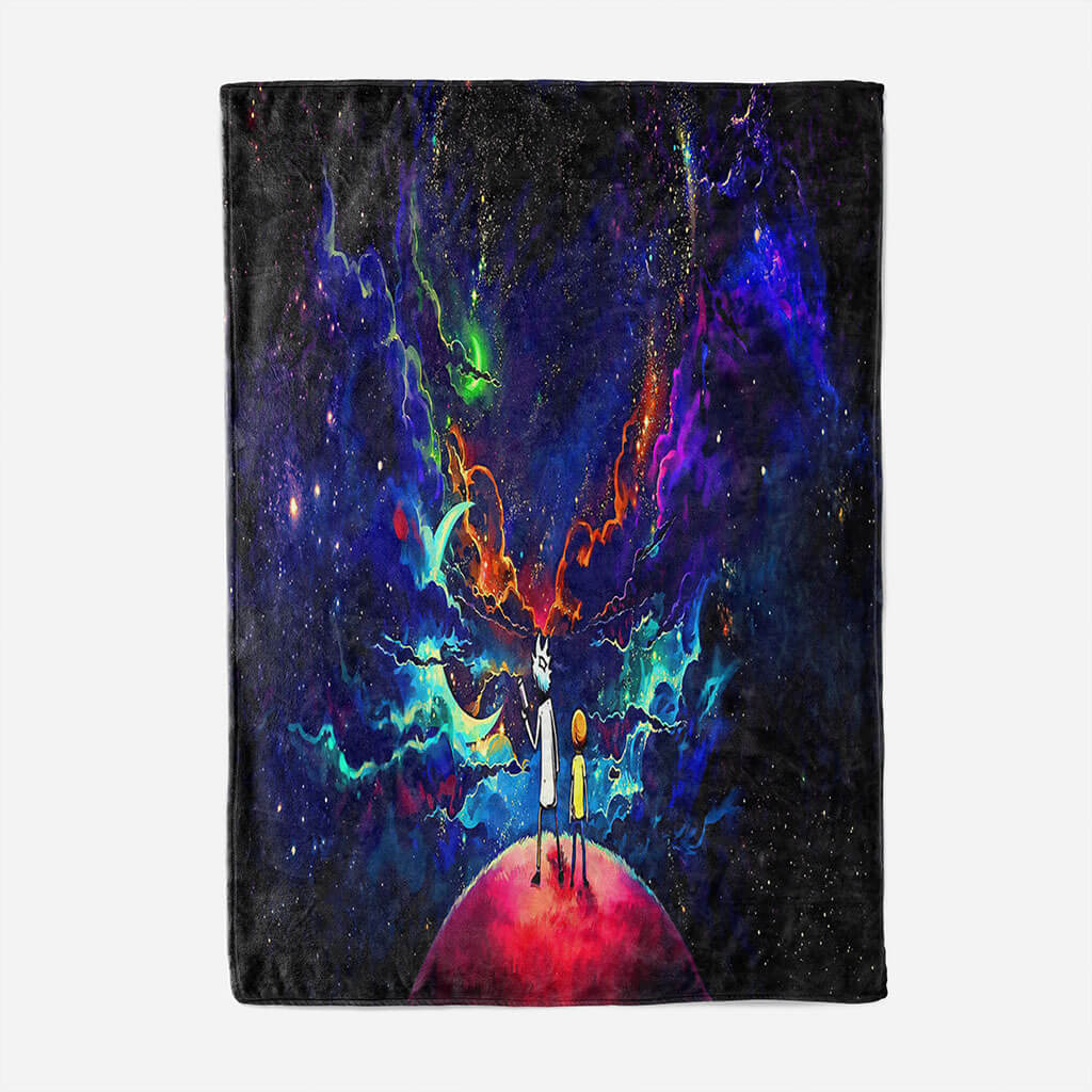 Rick and Morty Pattern Blanket 402 Rick and Morty Pattern Blanket 402