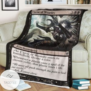 Roe 104 Curse Of Wizardry Game Mtg Magic The Gathering Blanket