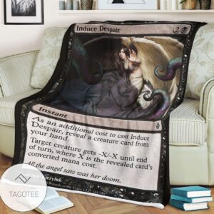 Roe 114 Induce Despair Game Mtg Magic The Gathering Blanket