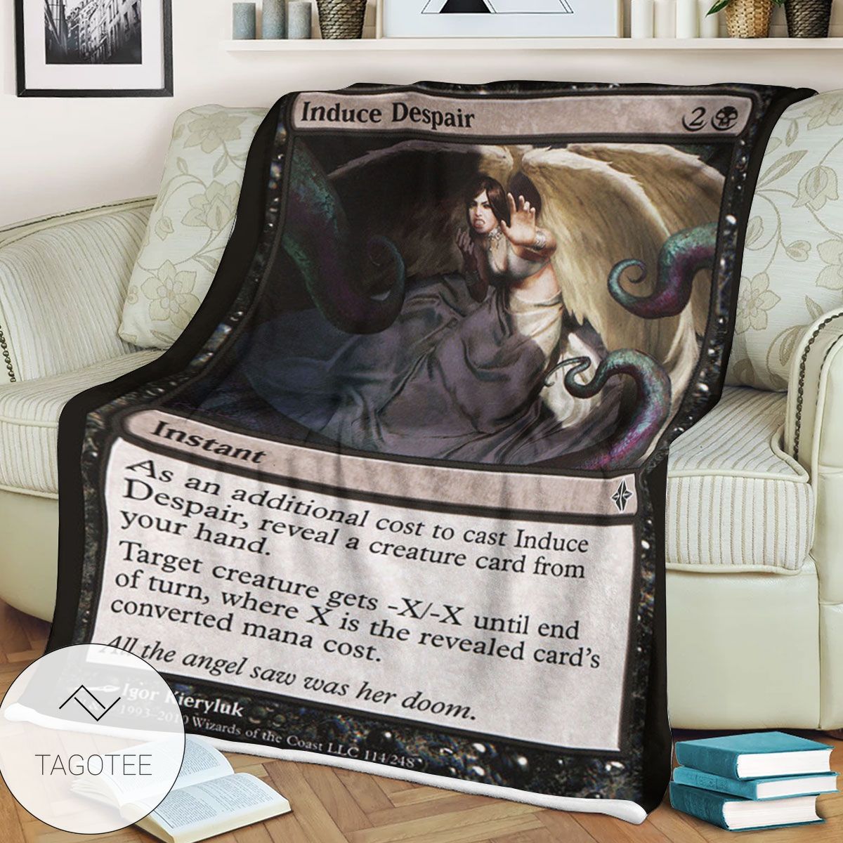 Roe 114 Induce Despair Game Mtg Magic The Gathering Blanket Roe 114 Induce Despair Game Mtg Magic The Gathering Blanket