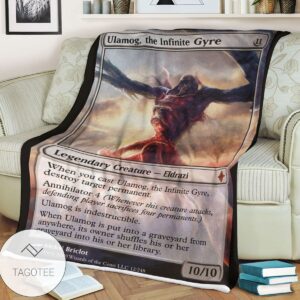 Roe 12 Ulamog The Infinite Gyre Game Mtg Magic The Gathering Blanket Tagotee