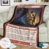 Roe 136 Battle Rattle Shaman Game Mtg Magic The Gathering Blanket