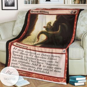 Roe 138 Brood Birthing Game Mtg Magic The Gathering Blanket
