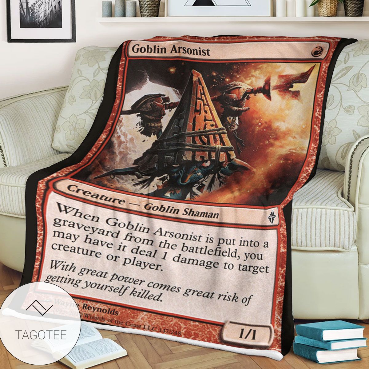 Roe 147 Goblin Arsonist Game Mtg Magic The Gathering Blanket Roe 147 Goblin Arsonist Game Mtg Magic The Gathering Blanket