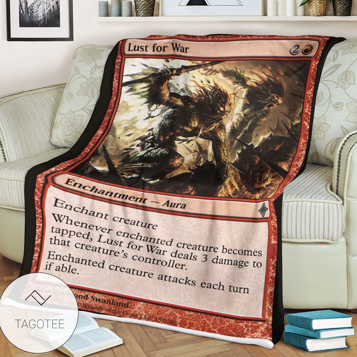 Roe 157 Lust For War Game Mtg Magic The Gathering Blanket Roe 157 Lust For War Game Mtg Magic The Gathering Blanket