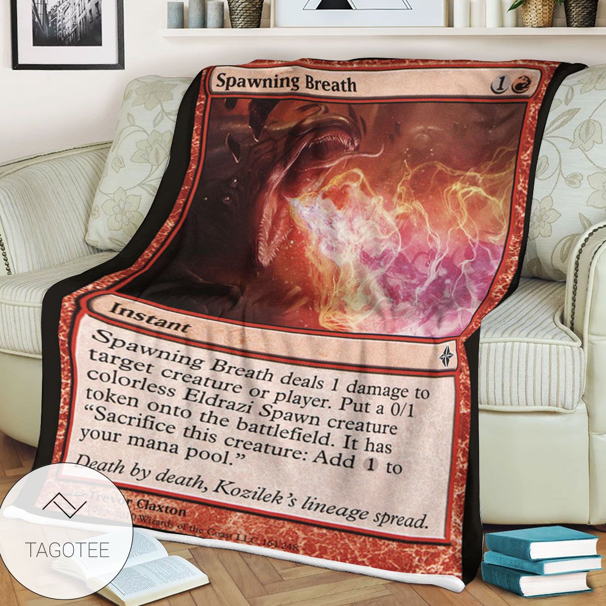 Roe 164 Spawning Breath Game Mtg Magic The Gathering Blanket Tagotee Roe 164 Spawning Breath Game Mtg Magic The Gathering Blanket Tagotee