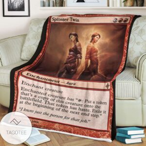 Roe 165 Splinter Twin Game Mtg Magic The Gathering Blanket Tagotee