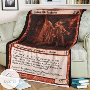 Roe 169 Tuktuk The Explorer Game Mtg Magic The Gathering Blanket