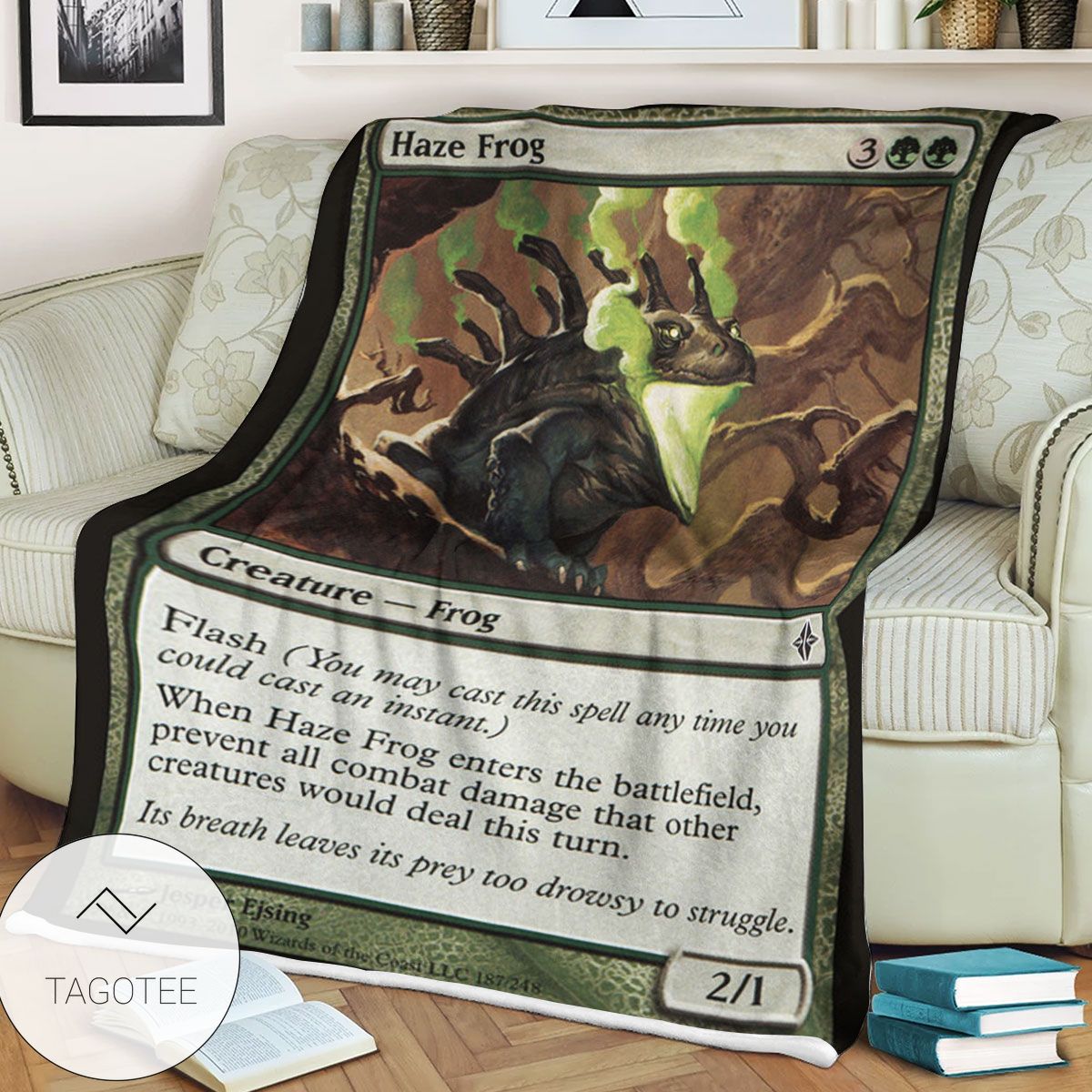 Roe 187 Haze Frog Game Mtg Magic The Gathering Blanket Tagotee Roe 187 Haze Frog Game Mtg Magic The Gathering Blanket Tagotee