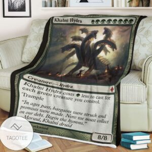 Roe 192 Khalni Hydra Game Mtg Magic The Gathering Blanket