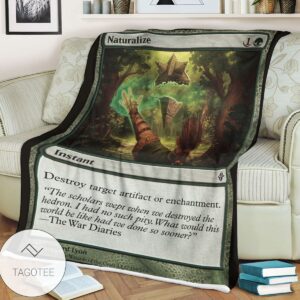 Roe 199 Naturalize Game Mtg Magic The Gathering Blanket
