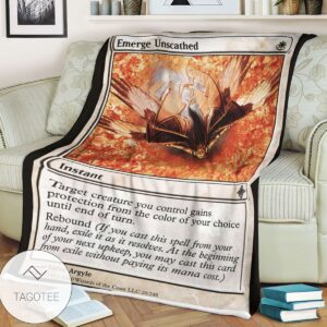 Roe 20 Emerge Unscathed Game Mtg Magic The Gathering Blanket Tagotee
