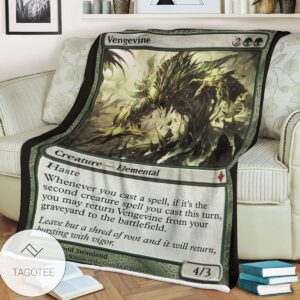 Roe 212 Vengevine Game Mtg Magic The Gathering Blanket
