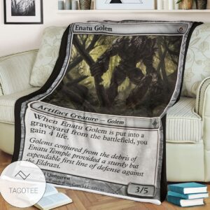 Roe 217 Enatu Golem Game Mtg Magic The Gathering Blanket