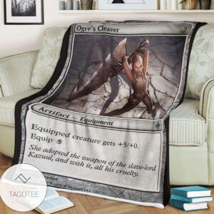 Roe 220 Ogre S Cleaver Game Mtg Magic The Gathering Blanket Tagotee