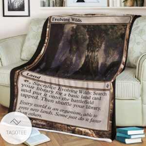 Roe 228 Evolving Wilds Game Mtg Magic The Gathering Blanket