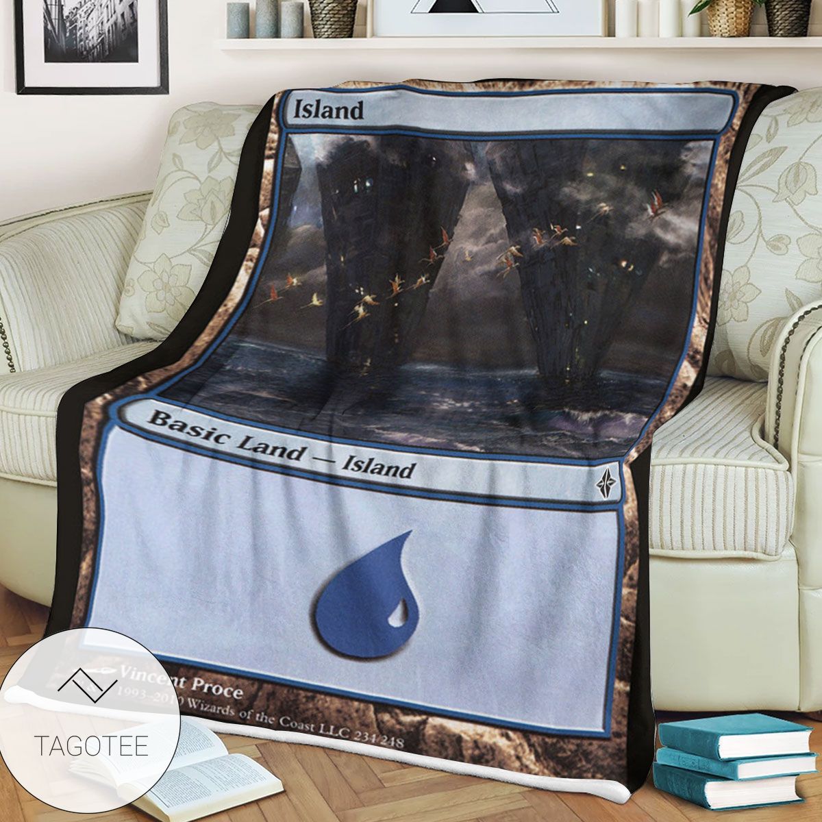 Roe 234 Island Game Mtg Magic The Gathering Blanket Roe 234 Island Game Mtg Magic The Gathering Blanket